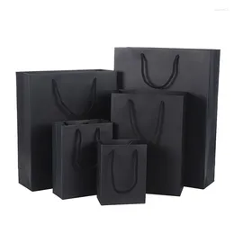 Gift Wrap 12PCS Paper Bags With Handles For Wedding Birthday Christmas Wrapping Party Favor Bag Kraft