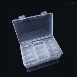 Storage Bottles 1Pc Clear Plastic Box Mini Case For Toy Ring Coin Small Item Jewelry Organizer Makeup Cases Craft Containers