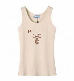 Fashion Womens Clothing Designer Vest Women Knitted Sleeveless Top Embroidered Letters T Shirt Slim Casual Pullover Tank Tops