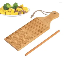 Baking Tools Wooden Gnocchi And Butter Board Ravioli Roller Noodle Machine Boards Rolling Pin Food Supplement Moulds Kitchen