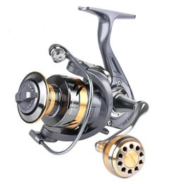 DEUKIO Fishing Reel AR 20007000 Series 2BB Metal Lure Spinning Wheel Max drag 12kg Outdoor Freshwater River Seawater Throwing 240312