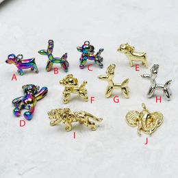 Pendant Necklaces 20 Pieces Electroplating Lovely Ballon Animal Accessories Colourful Metalic Jewellery Gift 60340