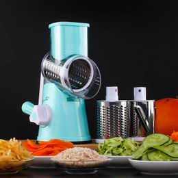 Manual Rotary Cheese Grater for Vegetable Cutter Potato Slicer Mandoline Multifunctional Chopper Kitchen Accessories 240325