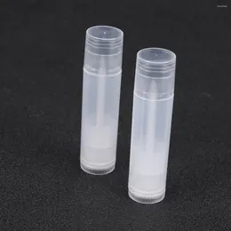 Storage Bottles 50 Pcs Lip Tube Clear Gloss With Caps Container Tubes Filling Empty Containers Travel Lipstick