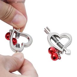 Other Health Beauty Items A pair of adjustable metal chest clips for love chain bells adult s as an alternative to playful devices clip nipples adult toys Y240402
