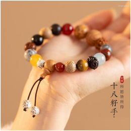 Strand z koralikami Hangzhou 18-nasion bransoletki Duobao bodhi trzymający koraliki Buddha Kobieta Benmingnian Mężczyzna Drop dostawa Bracelets Dhtqb