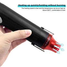 PSE 110V-50HZ 300W Two Holes Plug Hot Air Heat Gun Electric Power Temperature Blower Mini Tool for DIY Shrink Tubing Soldering