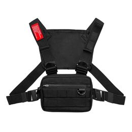 Outdoor Bags 1Pcs Men Tactical Waist Bag Vest Chest Pack Hip Hop Function Rig Drop Delivery Sports Outdoors Dhhii