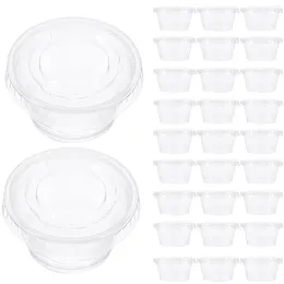 Take Out Containers 100 Pcs Takeaway Sauce Cup Cups Disposable Small Dessert Pudding Condiment Tray Multipurpose Food