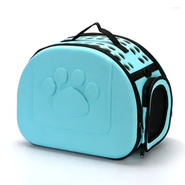 Cat Carriers 2024 Soft Pet Travel Bag Foldable Dog Breathable Mesh Supplies Outdoor Portable Handbag