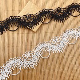 3Yards/Lot Embroidery Wave Spot Flower Lace Fabric DIY Jewelry Clothing Sewing Garment Accessories