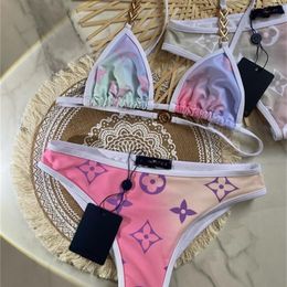 Bikini da donna Bikini colorato Costumi da bagno da donna firmati costumi da bagno costumi da bagno da donna firmati costumi da bagno bikini sexy in due pezzi Costumi da bagno moda buoni