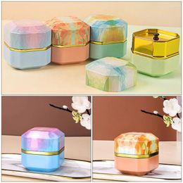 Storage Bottles 4 Pcs Retro Sweets Jar Candy Box Tea Pot Sealing Jars Household Tinplate Canister