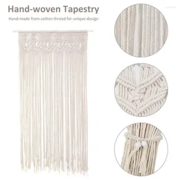 Tapestries Handwoven Door Curtain Tapestry Wall Hangings Woven Bohemian Window Curtains Wedding Background Home Decoration