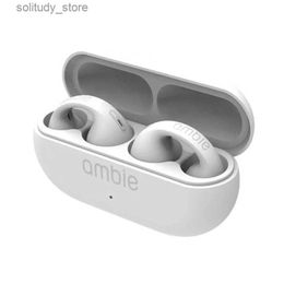 Cell Phone Earphones Ambie Upgrade Pro Sound Earphones Wireless Bluetooth Earphones TWS Earphone Hooks Sports Earphones Q240402