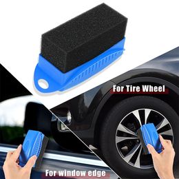 Car Tyres Waxing Polishing Cleaning Wipe Wash Tyre Tyre Wheel Rim Trim Contour Detailing Dressing Shine Pads Detail Accessories