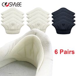 6pair12pcs Insoles Heel Pads Lightweight For Sport Shoes Adjustable Size Back Sticker Antiwear Feet Pad Cushion Insole 240321