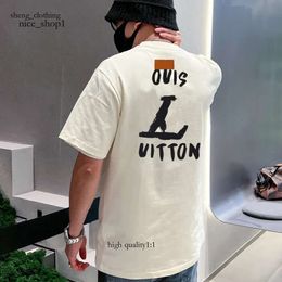 Louies Vuttion Shirt Männer T-Shirts Designer T-Shirts Damen Herren Mode T-Shirts T-Shirts Kurzarm Hip Hop V Luxus Kausal Streetwear Druck Chd2307126 7 4 7133