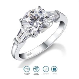 GRA Certified 1CT Ring VVS1 Lab Diamond Solitaire for Women Engagement Promise Wedding Band Jewelry 240402