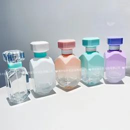 Storage Bottles 50ml High-end Perfume Dispenser Glass Empty Bottle Spray Colourful Replacement Travel Packaging Pumb