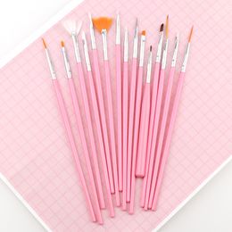 Nail phototherapy pen nail brush suit painting pen factory nail painting PEN 15 PCs nail brush