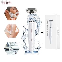 Electric Shavers NOOA Men Shaver Razor Blade body Hair Eyebrow bikini Trimmer for women Epilator female shaving hair removal 2442