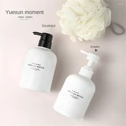 Liquid Soap Dispenser Yuemei Moment Lotion Bottle Hand Wash Large Capacity Bathroom Accessories 300/500ml Press Empty Shampoo