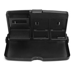 Upgrade Car Tray Shelving Dining Car Auto Seat Back Tray Multi-Function Foldable Practical Small Table Food Drinks Holders Accessories