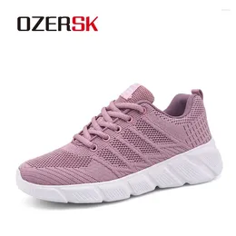 Casual Shoes OZERSK Women Breathable Mesh Sneakers Woman Light Weight Ladies Non-Slip Wear-Resistant Comfort