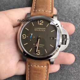 Watch Designer Luxury Wristwatches Highest Swiss Grade Pam1351 Waterproof Mens Movement Watches Automatic Mechanical High Quality