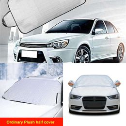 Upgrade Upgrade Universal 230*148Cm Car Snow Cover Front Windshield Winter Snow Ice Rain Dust Frost Guard Antifreeze Cover Car Accessories