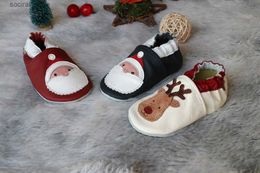 First Walkers Carozoo Genuine Cow Leather Animal Moccasins Soft Soled Toddlers Infant Baby Shoes Boy Girl born First Walkers Christmas Gift 240115 L240402
