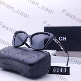C Sunglasses Fashion Designer Channelsunglasses Sun Chanells Goggle Beach Sun Glasses Retro Frame Design UV400 with Box Very Nice 335