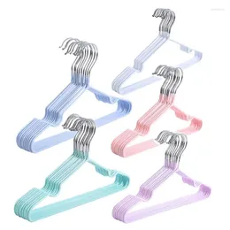 Hangers 10PCS Packs Of Metal Baby Non-slip Rubber-coated Child For Toddler's Coat Pants Closet Tissue