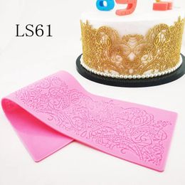 Baking Moulds Lace Print Mold Cake Silicone Chocolate DIY Fondant Tool LS61