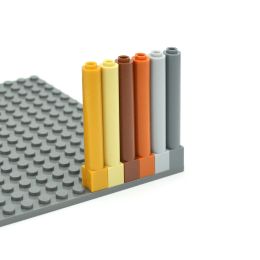 20Pcs Building Blocks 43888 Support 1x1x6 Solid Pillar MOC Parts Compatible with DIY Bricks Educational Creative Toy for Kid