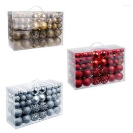 Party Decoration Christmas Balls 100pcs/box PVC Material Craft Project Making Supplies For Kindergarten Toddler Kids Handmade Fun