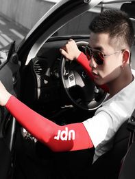 Outdoor driving summer sunscreen sleeves for driving cool ice silk arm warmers elastic long gloves Long Gloves Sun UV Protection A2619293