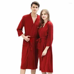 Towel Water-absorbent And Breathable Pyjamas Lovers Fashion Bathrobe Skin Friendly Bathing Wraps Nightclothes Bedgown Home Decor