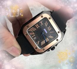 popular womens men simple square dial watch Cystal Ladies Roman Tank Series Crystal Mirror Quartz table noble elegant business Couples multi-function watches gifts