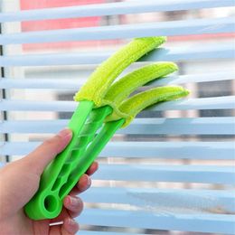 1Pcs Microfiber Car Auto Air Conditioner Vent Outlet Cleaning Brush Home Window Shade Shutter Blind Louvre Cleaner Duster