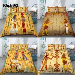 Bedding Sets Home Living Luxury 3D Totem Print 2/3Pcs Comfortable Duvet Cover PillowCase EU/US/AU Size