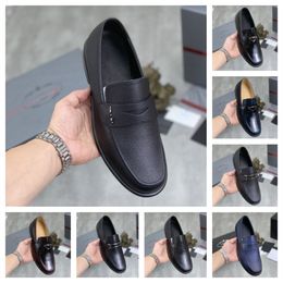 Italian Italian Men Loafers Shoes Black Brown Mixed Color Wingtip Men Designer Dress Suede Shoes Office Wedding Real Leather casual shoes for men Size 38-45