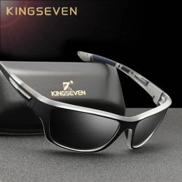 Sunglasses KINGSEVEN Polarised Cycling Sunglasses Men UV400 Fashion New Sports Style Square Sun Glasses Male Outdoor Eyewear Goggles