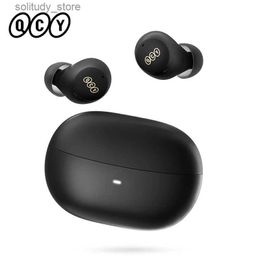 Cell Phone Earphones QCY HT07 Non National University Wireless Headphones 40dB Noise Cancellation TWS 6 Mic AI HD Call Bluetooth 5.2 HiFi 32H Play Q240402