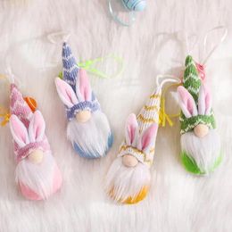 Party Decoration Easter Gnomes Decorations 4pcs Gnome Decor Handmade Swedish Dwarf Doll Ornament Elf