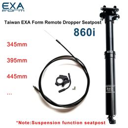 KS EXAFORM 860i Bike Seatpost Adjustable Air Sprung Suspension Dropper Absorber Damping Seat Post Internal Cable Remote Routing 240325