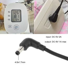 Universal USB 5V Step Up Converter to 6V 4.0x1.7mm Power Supply Cable for Blood Pressure Monitor Sphygmomanometer W3JD