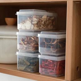 Storage Bottles With Transparent Cover Refrigerator Organizer Fresh-keeping Box Kitchen Tools Sealed