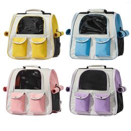 Cat Carriers Carrier Backpack Portable Ventilated Breathable Transparent Dog Bag For Camping Travel Walking Outdoor Hiking